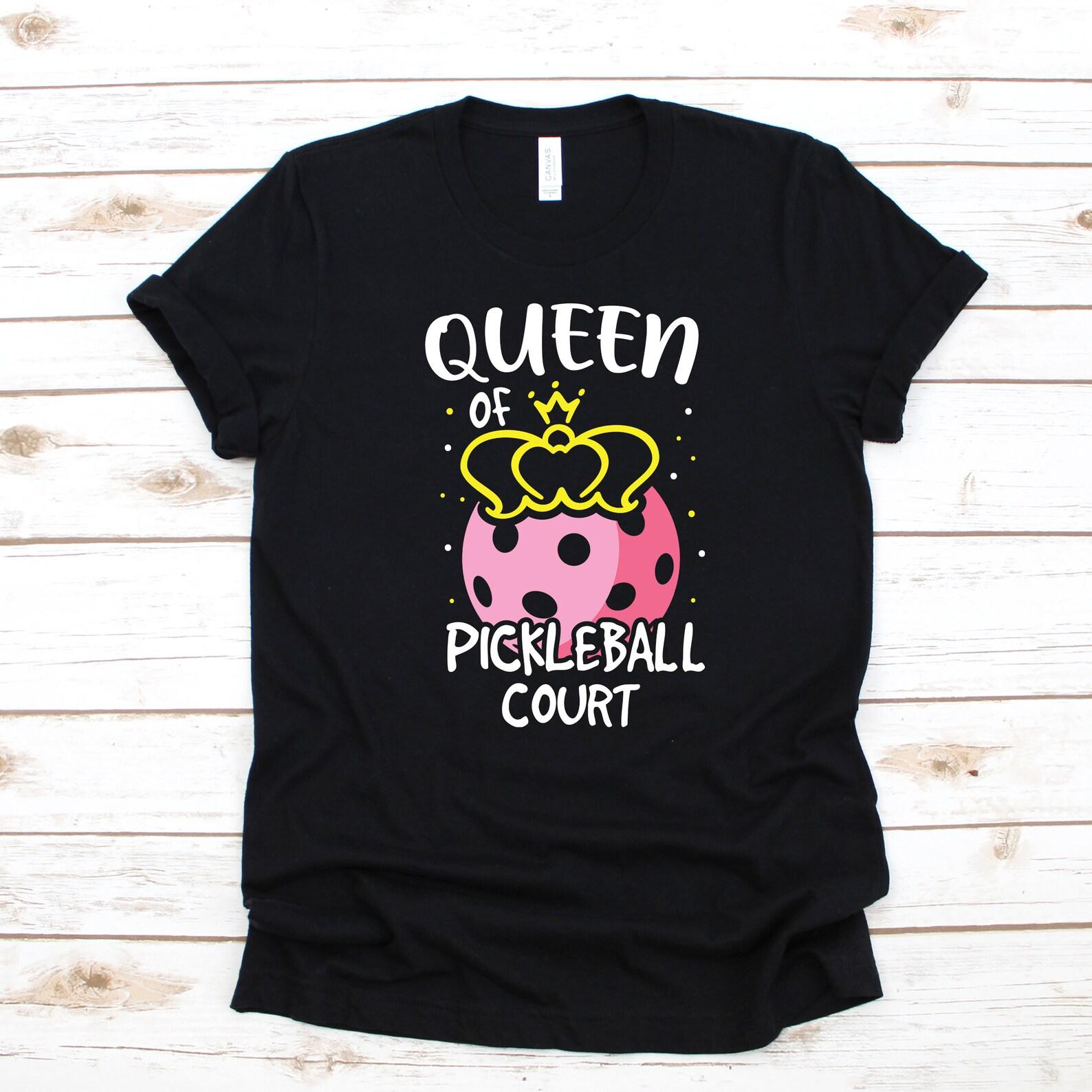 Queen of Pickleball Court T-Shirt, Court Ruler Tee, SportyT-shirt, Game Champion T-shirt, Paddle Player Tank Top 3XL