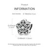 Fit Original Bracelets Bangles Copper Charms Beads Retro Five Petal Flower Charms Fine Diy Jewelry Birthday Gifts