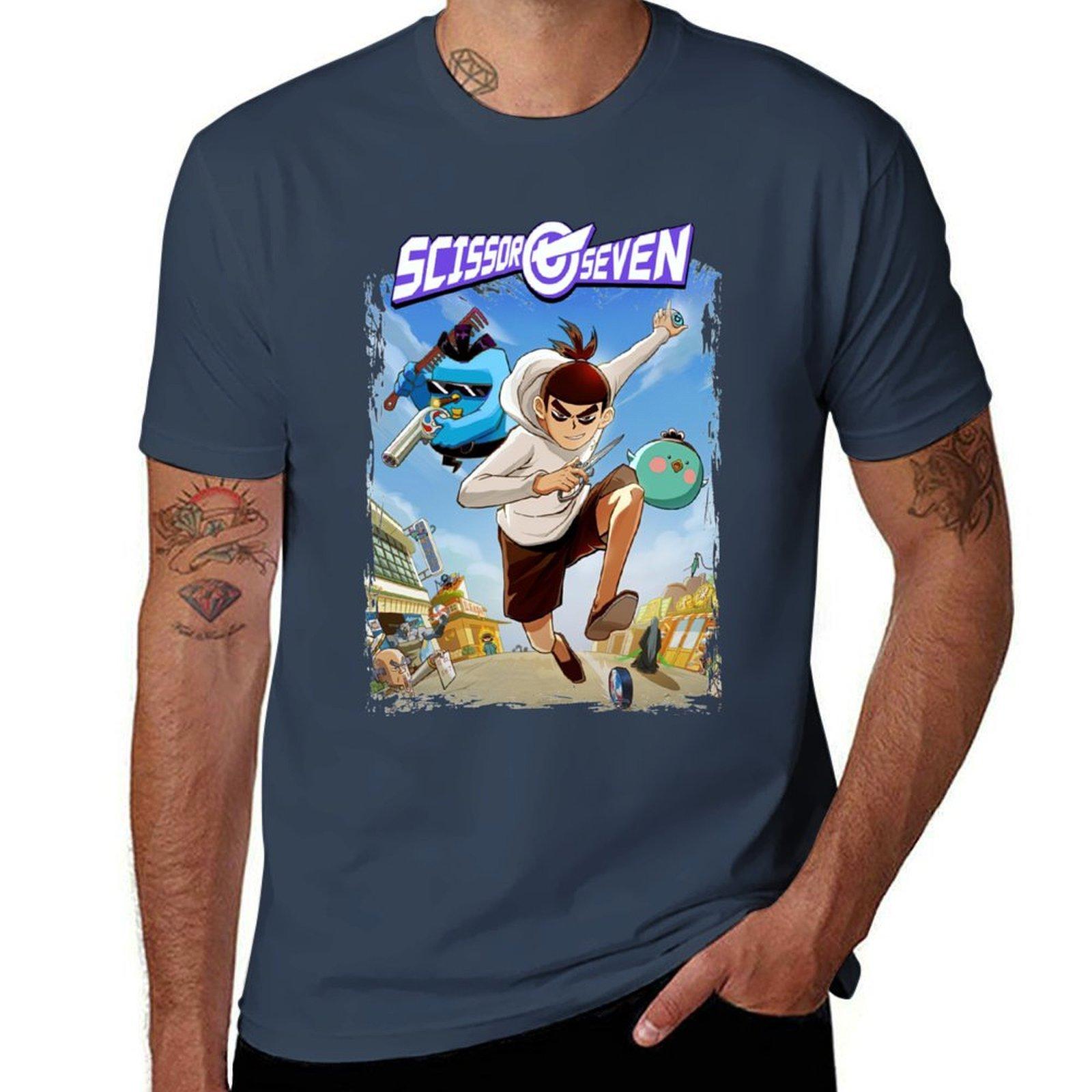 Scissor Seven TShirt Soft Cotton Print TShirt S