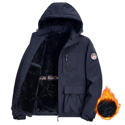 Kurtka z kapturem na wiosnę i jesień Męska kurtka z wieloma kieszeniami Outdoor oddychająca wspinaczka sportowa casualowa góra