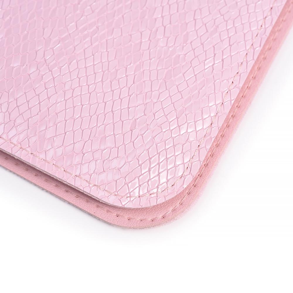 84 Positions Snake Print Folding Nail Drill Bit Organizer Bag Milling Tool Display Grinding Bits Empty Container PU leather Bag