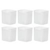 3/6Pcs Refrigerator Storage Boxes Vegetable Fruit Organizer BPA Free Large Capacity Transparent Fridge Doors Shelves
