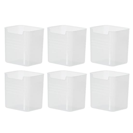 3/6Pcs Refrigerator Storage Boxes Vegetable Fruit Organizer BPA Free Large Capacity Transparent Fridge Doors Shelves