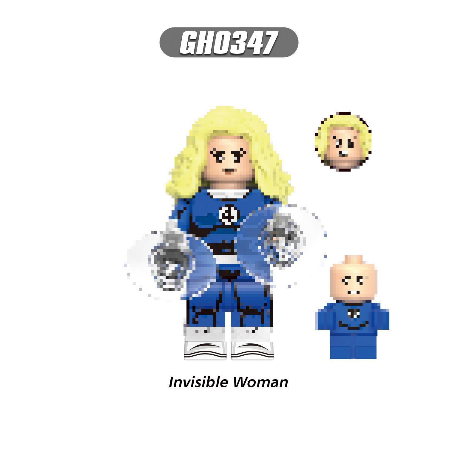 Superheroes Series: Mr. Fantastic & Human Torch Building Block Figures