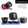 Coarse Pottery Portable Travel Tea Set