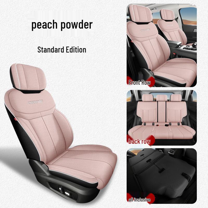 Chery Explore 06 Universal Five-Seat Linen Car Seat Cushion Cover for All Seasons