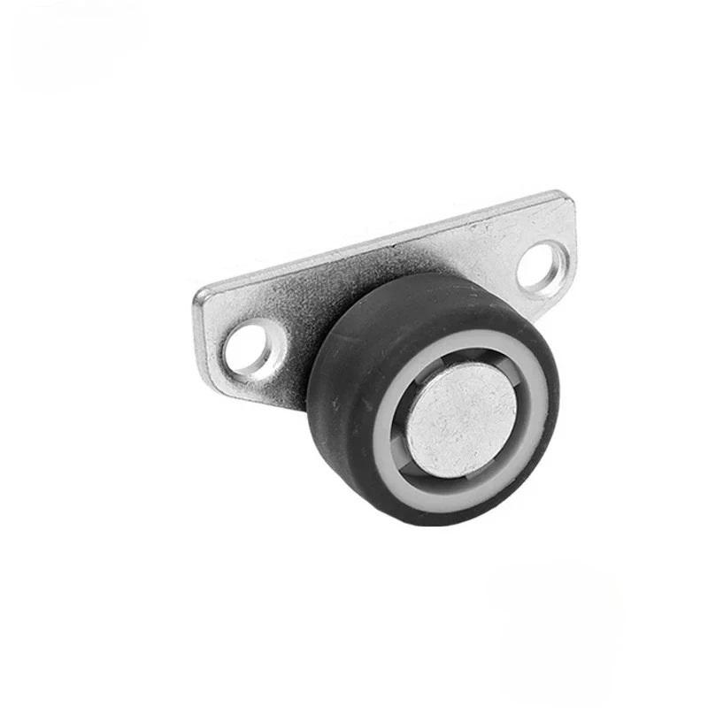 Side Mounted Drawer Casters 1/2/4Pcs Silent Wearproof Nylon Wheels for Kitchen Cabinet Furniture Repair Replacement
