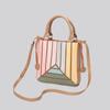 New Brand Design Panelled Women Handbag Luxury PU Leather Female Shoulder Messenger Bag 2025 Fashion Fold Ladies Party Totes