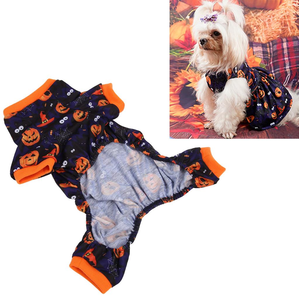 Dog Halloween Clothes Classic Vibrant Colors Elastic Skin Friendly Dog Winter Clothes For Indoor Outdoor