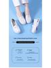 Summer Non-Slip Leather Nurse Shoes: Double Air Cushion, Thick Soft Sole, Breathable, Comfortable for Medical Work