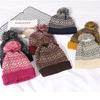 Skilue Vinter Varm Dame Strikket Beanie Lue Dusk Lue Kabel Dusk Lue Pom Ullue