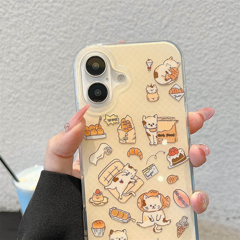 IMD Phone Case for iPhone 11 13 16 Pro Max Case iPhone 13 14 15 Pro Max 12 13 Pro Max 13 Pro 14 Pro Cartoon Cute Flower Animal Shock Wear-resistant