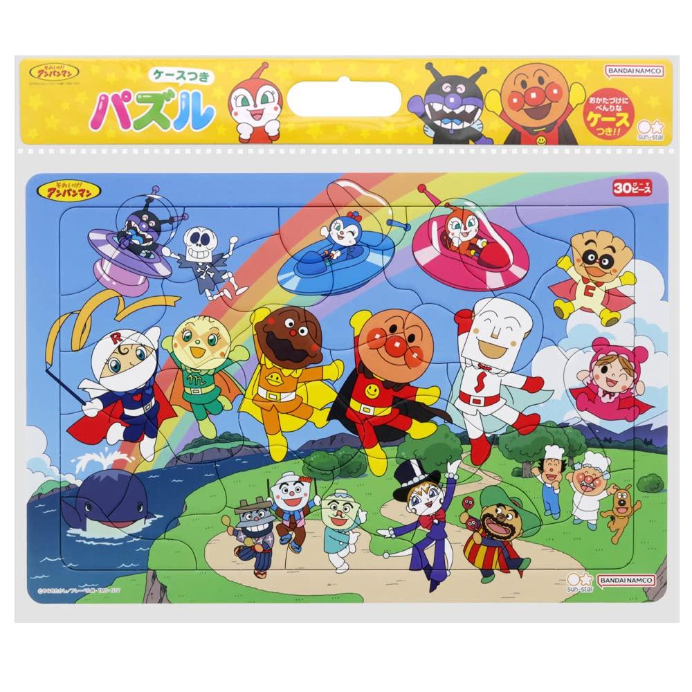 Sun-Star Stationery Puzzle Let s Do It 30P Anpanman and Dance 6310010B
