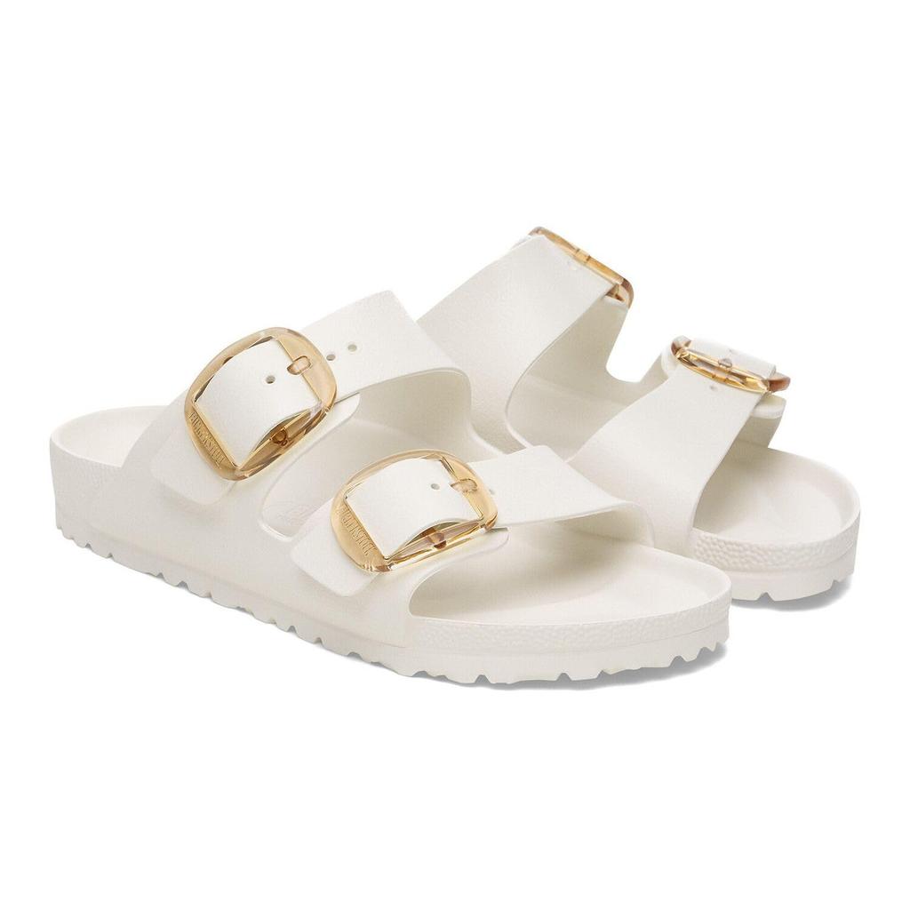 Birkenstock Arizona Big Buckle EVA Eggshell Sports Size White Sandals, Women's, 26.0,