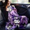 1pc. Cute Kuromi Birthday Gift Blanket for Home Office Outdoor Usez0411257