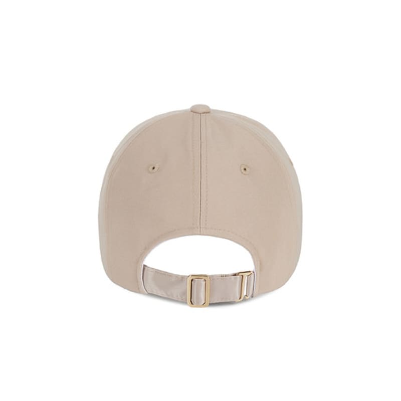 VARZAR Gold Stud Overfit Ball Cap Beige