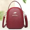 Women Mini Bag New 3 Layer PU Leather Fashion Handbag Shoulder Crossbody Messenger Purse Luxury Bags