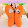 Cute Carrot Plush Toy For Girls Sleeping And Relaxing