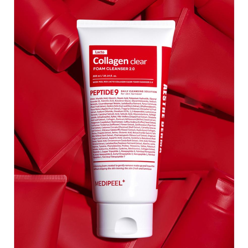 MEDI-PEEL Red Lacto Collagen Clear Foam Cleanser 2.0 300ml