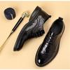 Leather shoes men's new winter leather breathable business dress shoes casual non-slip soft leather