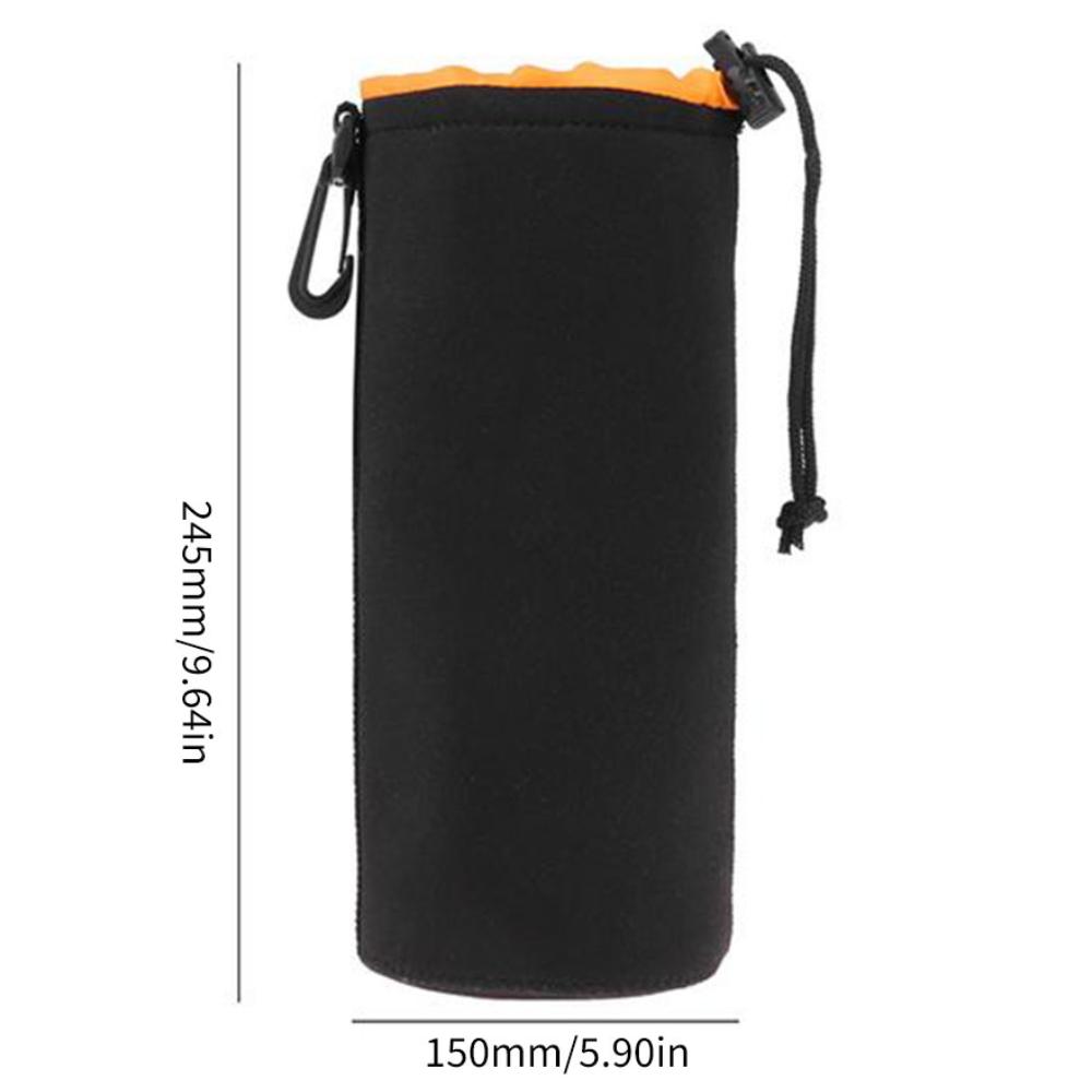 Kameraobjektiv-Tasche Wasserdichtes Videoobjektiv Weiches Zugband Schutzhülle Für Canon Sony Nikon für Die Meisten Digitalen Spiegelreflexkameras