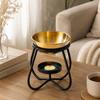 Waxes Melt Burners Essential Oil Burners,Metal Oil Burners Tealight Waxes Warmers Aromatherapys Holder Candle Scented Diffuser