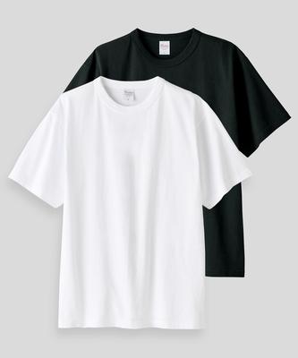 Peulinteuseuta [2Pack] 16-Count Oe High Grade Rib Binding Short Sleeve T-Shirt