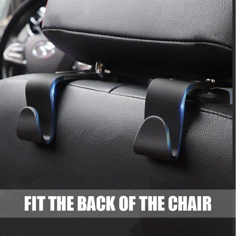 Car Seat Back Headrest Hook Holder Plastic Hanger for Bag Purse Cloth