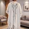 Cárdigan Chal Versátil con Borlas: Elegante Ropa Exterior Holgada Calada para Primavera, Verano y Otoño.