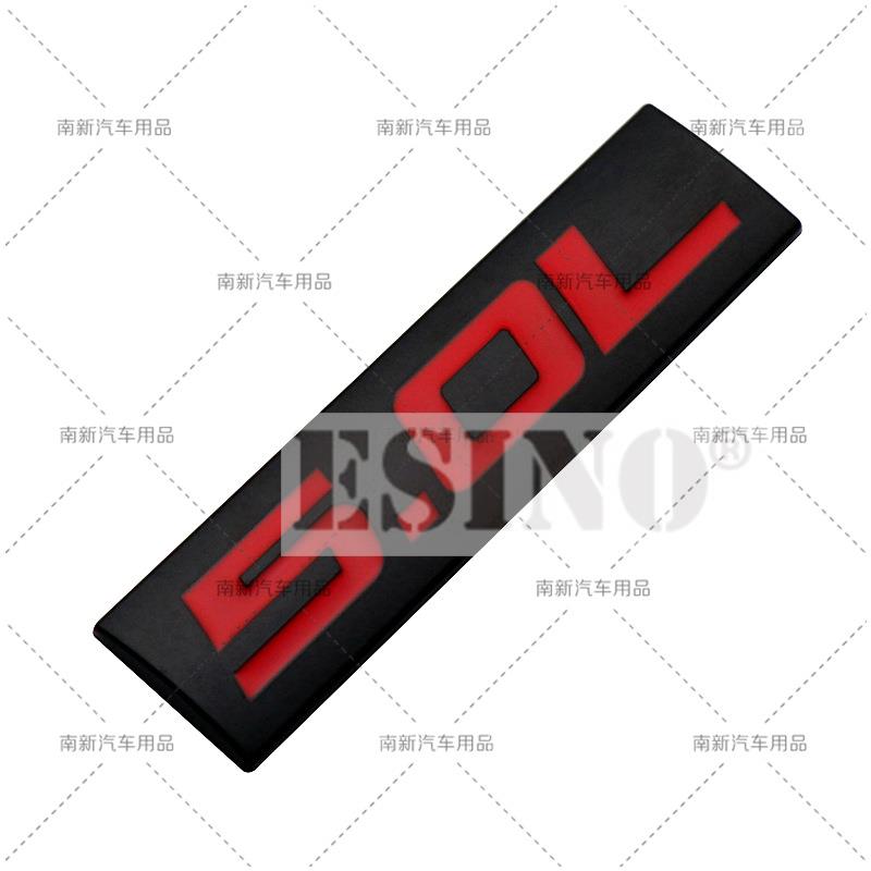 Car Styling 3D Metal Chrome Zinc Alloy Adhensive Emblem 4.0L 4.6L 4.7L 5.0L 5.3L 5.7L Body Trunk BHDTR Fender Badge Accessory