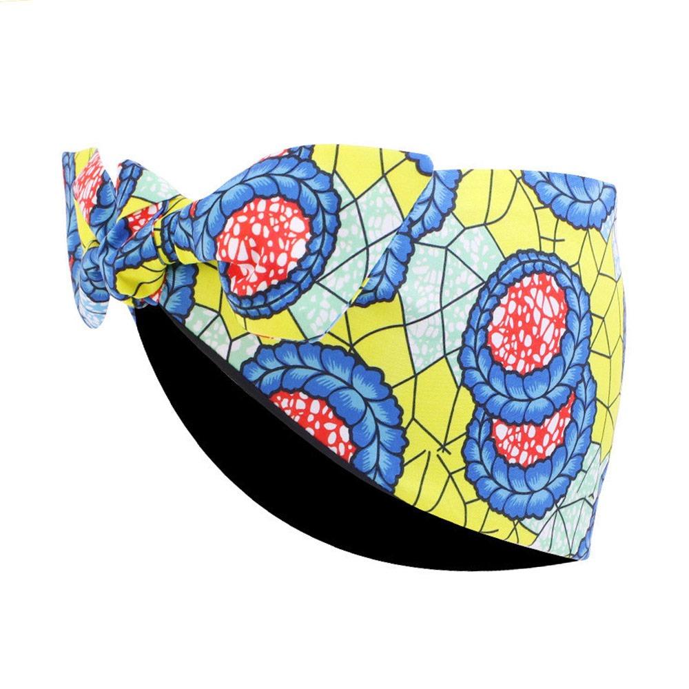 Knotted Boho Hair Wrap Wide Sports Yoga Headband Vintage Daily Wears Turban  for Women