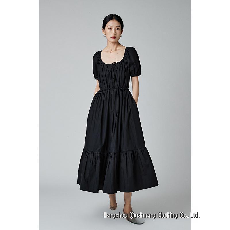 Hepburn Style French Summer Dress: Chic High-End Skirt for Women