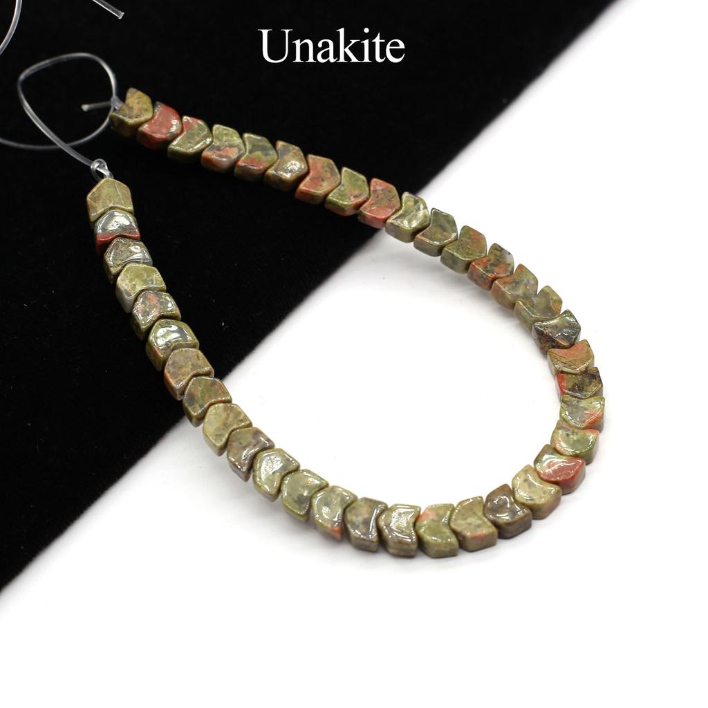 1String, Small Bullet Shape Crystal Beads, Fashion Yellow Jade Sodalite Gemstone Beads for Jewelry Making DIY Necklace Christmas Crafts 38cm