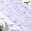 Butterfly Themed Mesh Flocking Table Runner Table Flag For Butterfly Birthday Baby Shower Wedding Home Holiday Table Decor