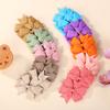 10/20PCS 2.5inch Grosgrain Ribbon Bows Hair Clips for Baby Girls Sweet Solid Color Hairpin Barrettes Headwear Hair Accessories