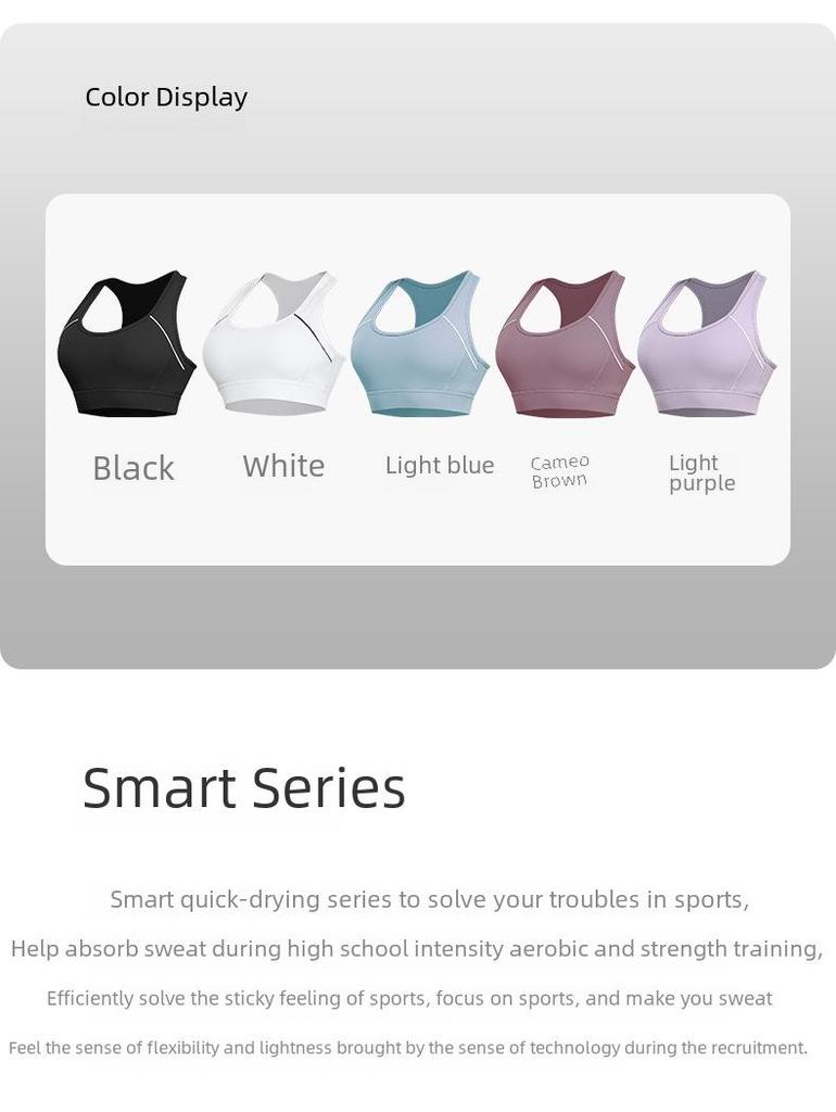 Women's Plus Size Shockproof Sports Bra - Medium to High Impact, Wirefree for Running, Large Bust, Yoga, and Fitness.