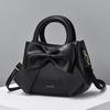 Chic Urban Minimalist Pu Box Bag With Bowknot Detailing In Various Colors