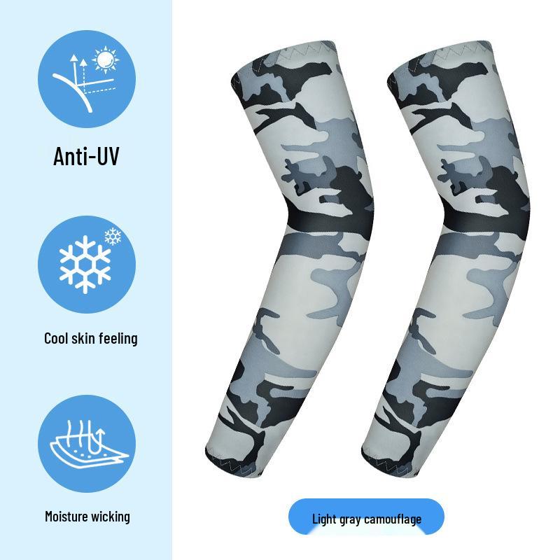 Dünne Anti-Pilling UV-Schutz Radsport-Armlinge für Kinder - Outdoor Eisseide Sonnenschutz-Ärmel