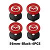 4pcs Car Wheel Hub Center Cover Tire Rim Cap Decoration Sticker For Mazda 3 CX3 CX4 CX5 CX7 CX8 CX9 CX30 RX7 Atenza Axela FF8