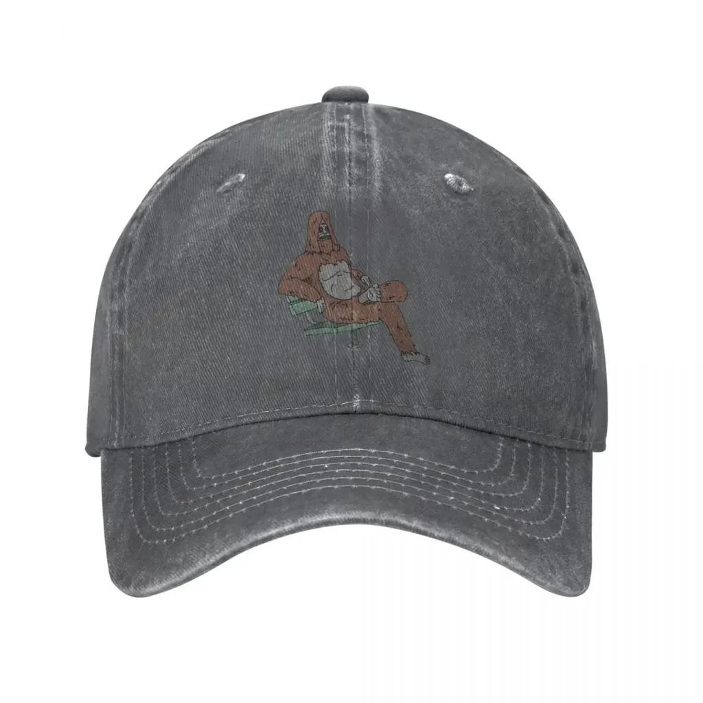Chillin Sassy The Sasquatch Baseball Caps Snapback Denim Hats Outdoor Adjustable Casquette Sports Baseball Cowboy Hat for Unisex