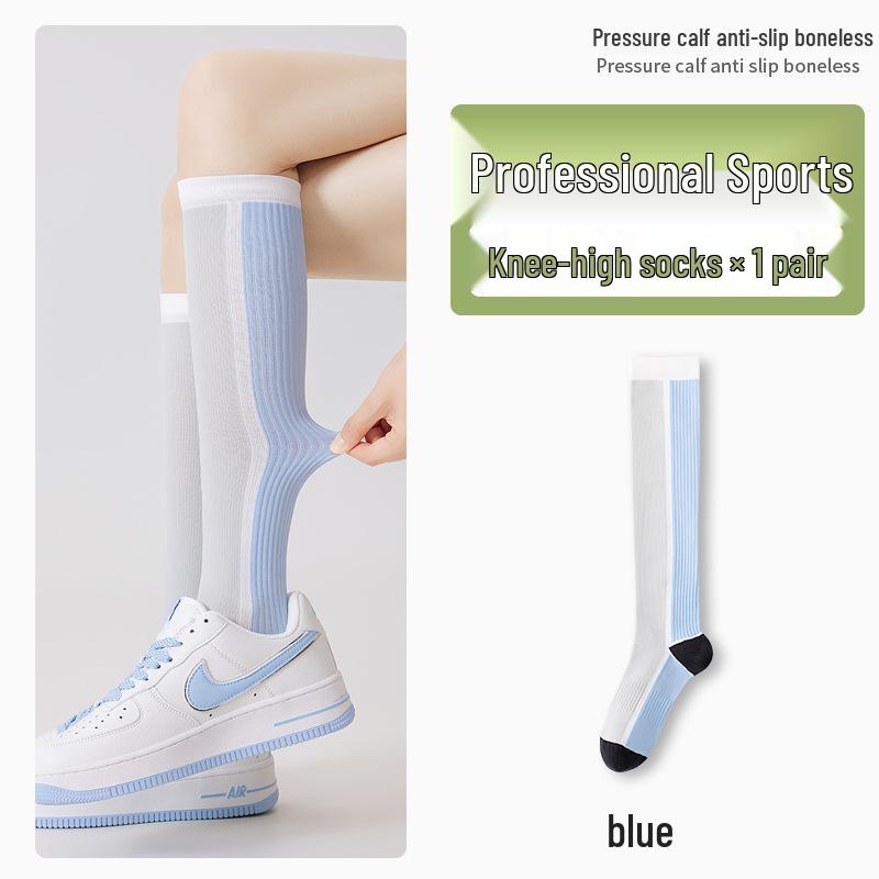 

Women s Color Block Compression Calf Socks for Fitness & Marathon MXZ054 [Sizes 35-40]