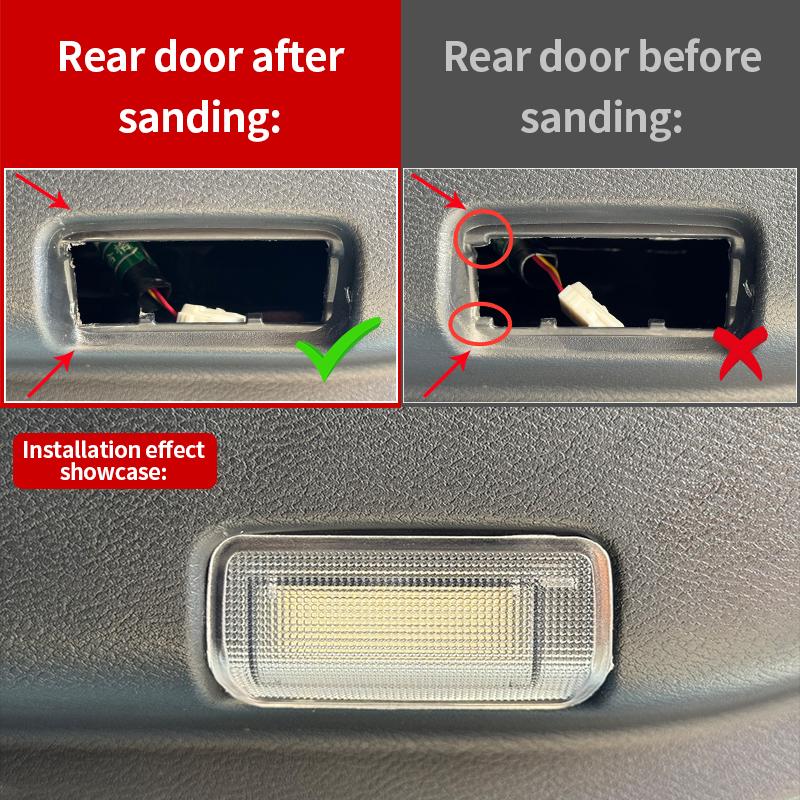 2/10PC LED Courtesy Lamp Car Door Lights For Toyota Camry Sienna Avalon Tundra Venza Highlander 4Runner Land Cruiser 8123030200 Dome Lights 6