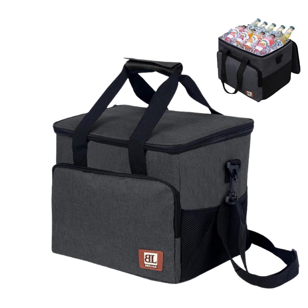 MiLifeStyle 30L Insulated Cooler Box, Large Capacity, Insulated, Cold Retention, Waterproof, Lightweight, Handheld or Shoulder Strap, Perfect for