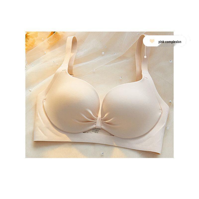 

Бесшовный бюстгальтер-топ с узлом в форме полумесяца: Подчеркивает грудь, уменьшает боковые складки. 32/70AB