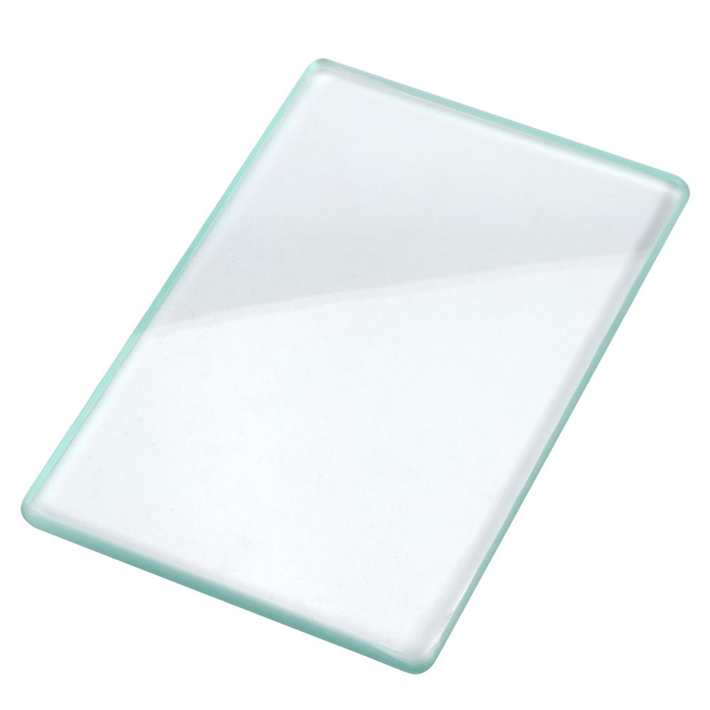 1pcs Leathercraft High-Strength Tempered Glass Pad Tools, Handmade Diy Polishing Board, Diy Handcrafted Glass Scraping Plate