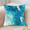 Vintage Maritime Surfing Beach Pillow Case Fashion Square Pillowcase Bedroom Sofa Room Ins Decoration Leisure