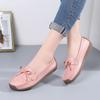 New leather handmade Doudou snail women's shoes non-slip and wear-resistant flat-heeled comfortable loafers women's shoes