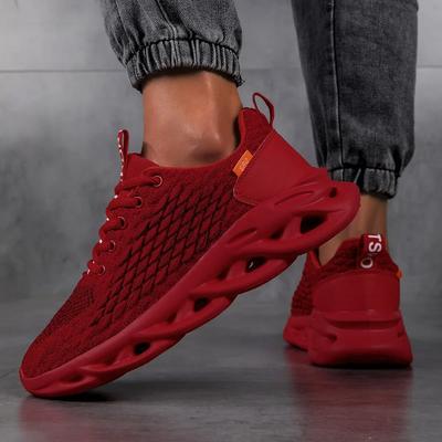 Modische Herren-Sneaker, Laufschuhe, Sommer, bequem, aus Strick, sportliche Dämpfung, Jogging-Sneaker, leichte Schuhe für Männer