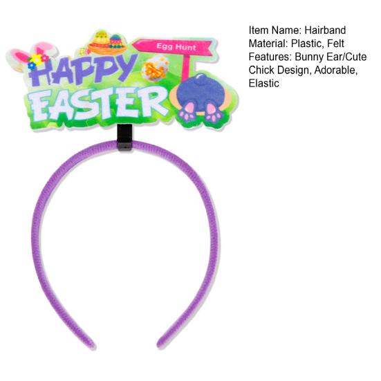 Headbands Bunny Ear/Cute Chick Design Adorable Easter Theme Party Decoration Headband Hair Accessories