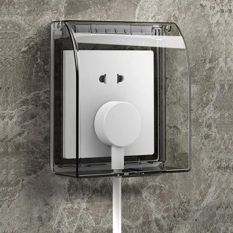 Transparent Wall Socket Waterproof Protection Box Universal 86 Type Switch Cover for Kitchen Cooking Area